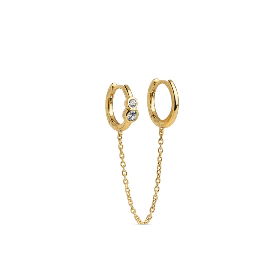 Enamel Copenhagen - Hoops Nova Chain Guld One-Piece