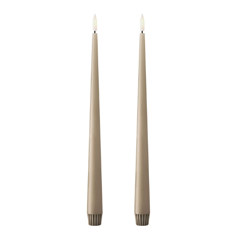 Ester & Erik - Led-Ljus 2-pack 30 cm Nougat Note