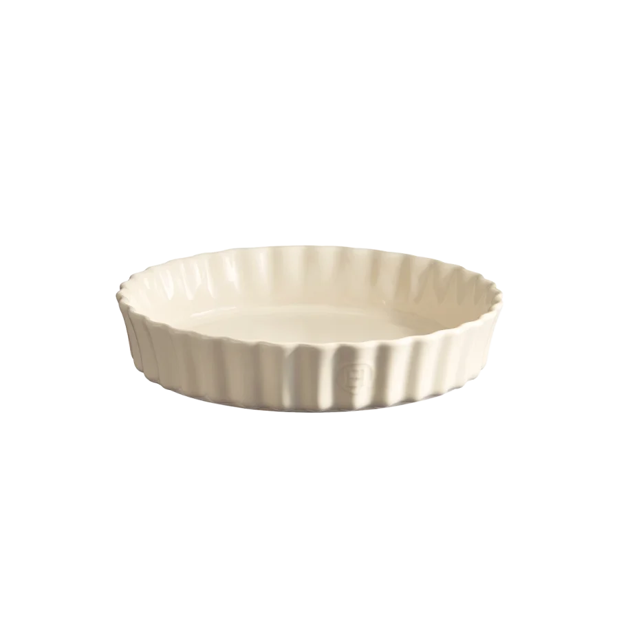 Emile Henry - Pajform 24 cm Cream