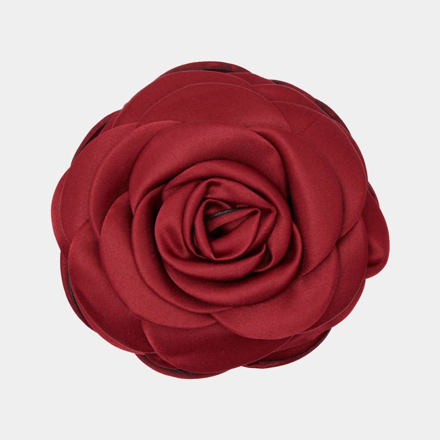 Pico - Hårklämma Giant Satin Rose Wine