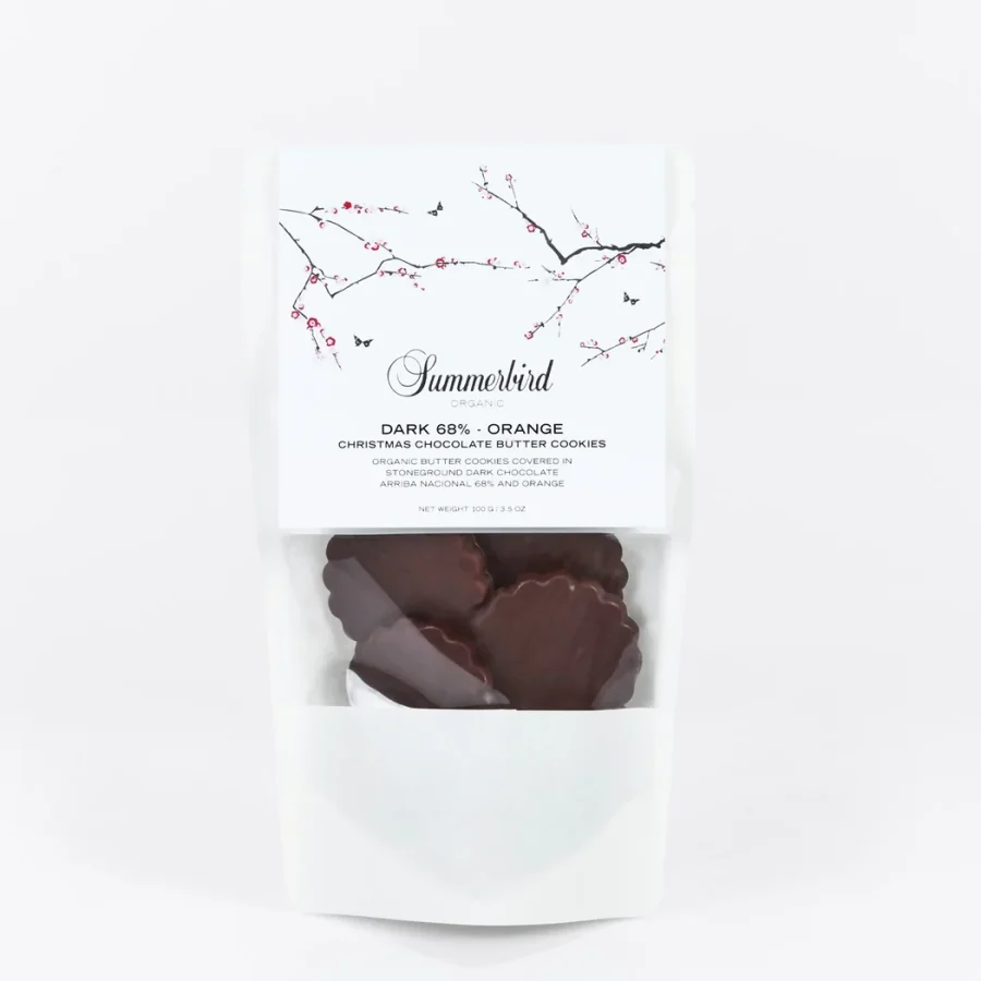 Summerbird - Dark 68% Orange Cookie