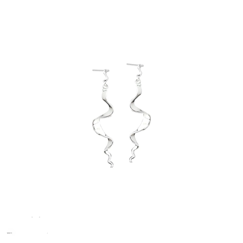 Aqua Dulce - Örhängen Rhumba Slim Long, Silver