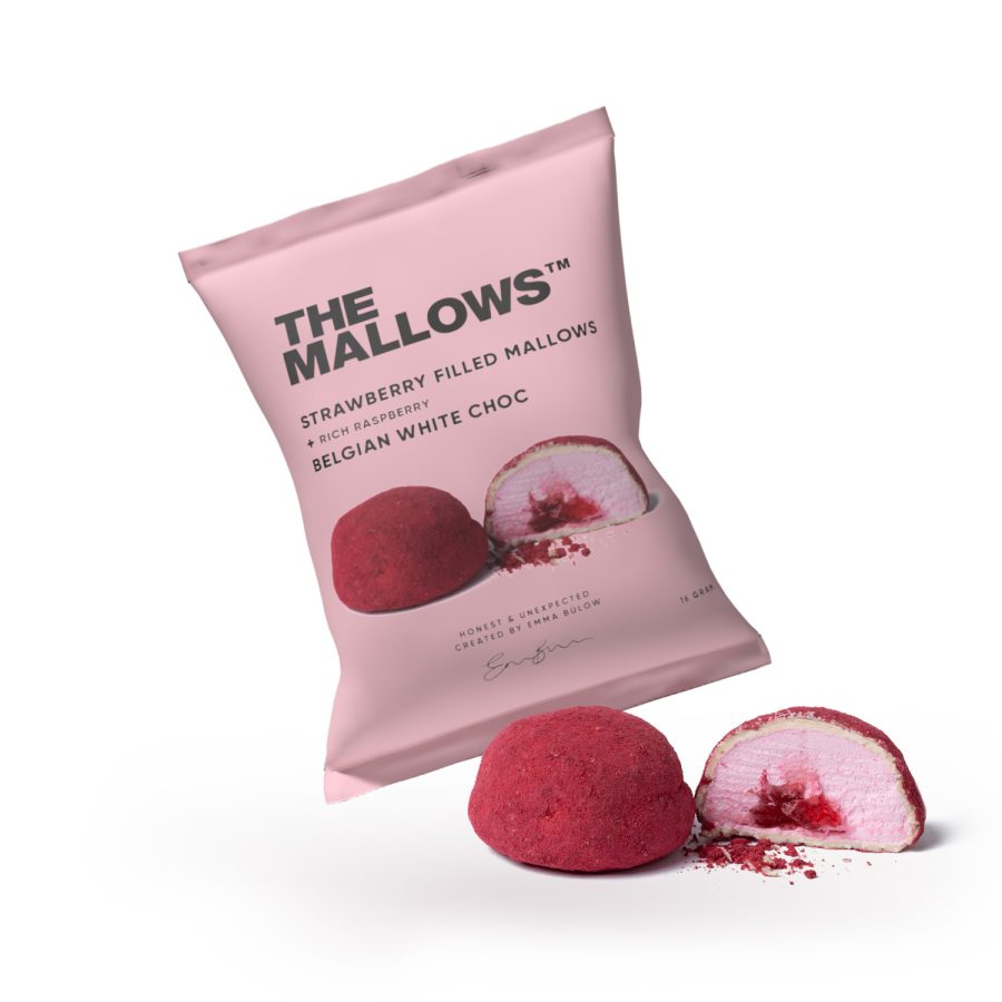 The Mallows - Strawberry + White Flowpack