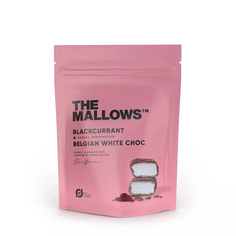The Mallows - Blackcurrant + White Chocolate 90g