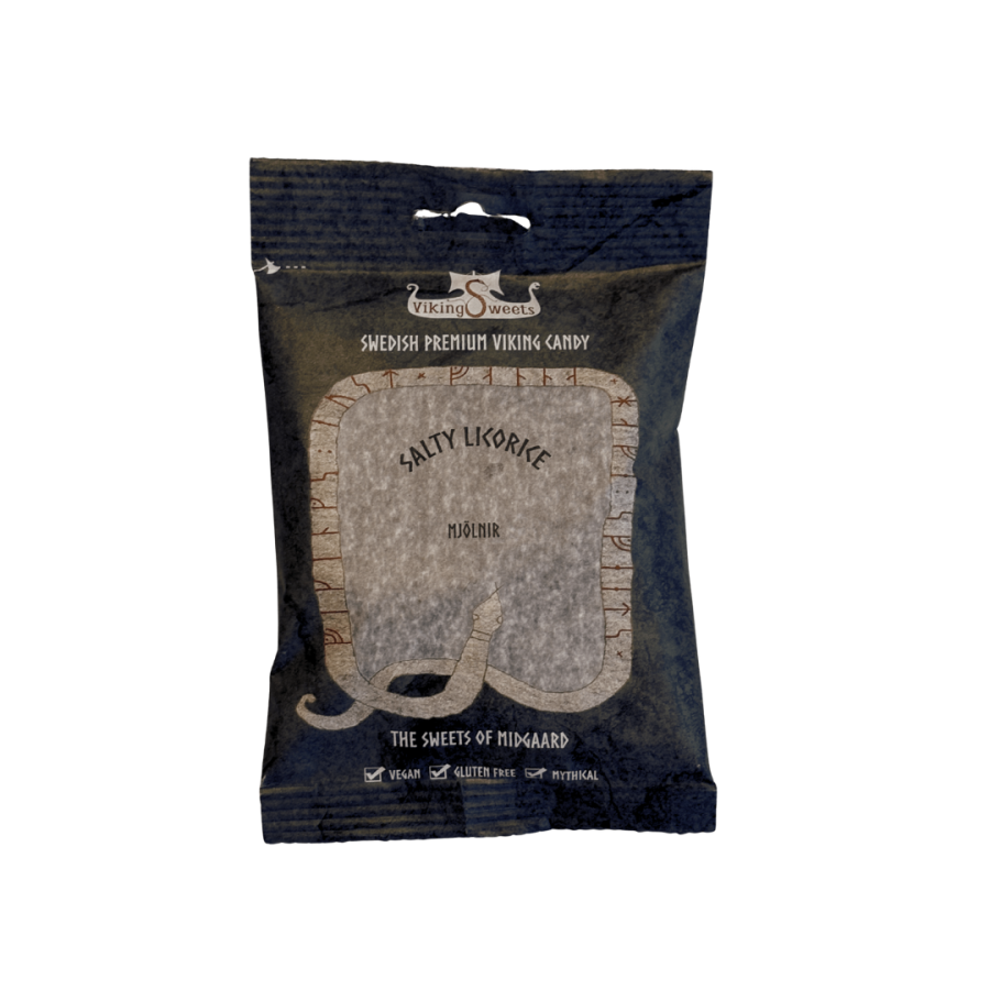 Viking Sweets - Salty Licorice Mjölnir 120g