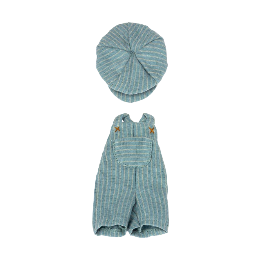 Maileg - Overall and Cap Teddy junior