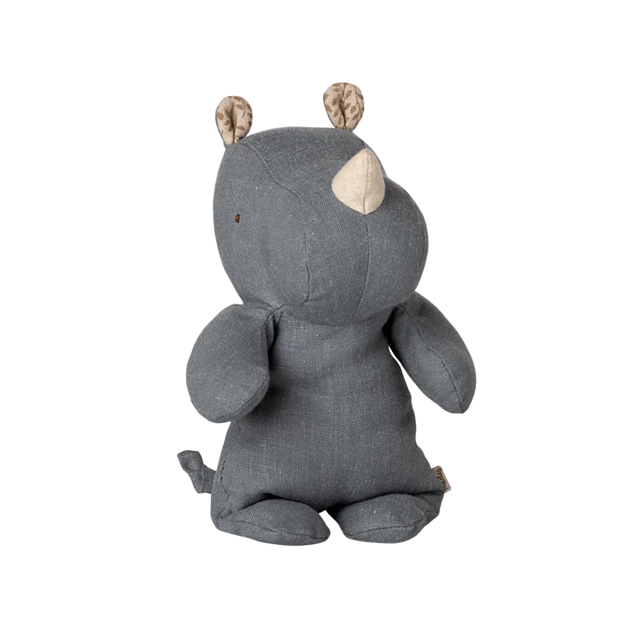 Maileg - Safari Friends Rhino Small Dusty blue