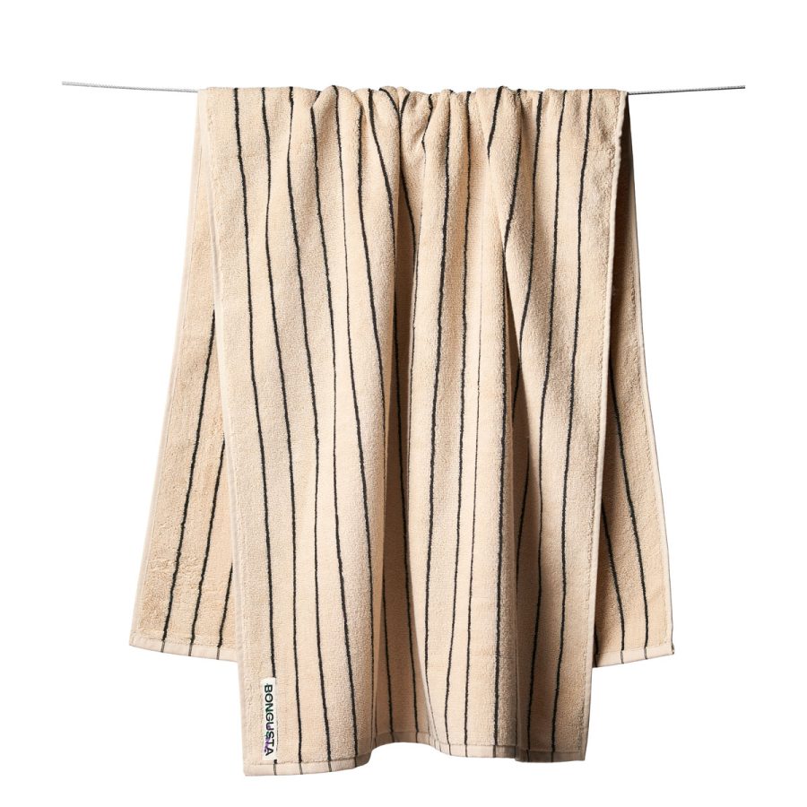 Bongusta - Badhandduk Naram Creme & Ink