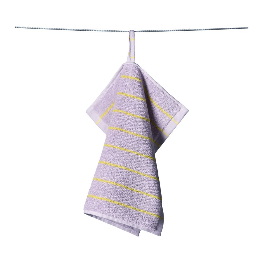 Bongusta - Tvättlapp Naram Lilac & Neon yellow