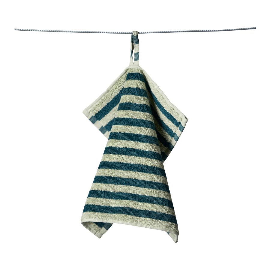 Bongusta - Tvättlapp Naram Sea Foam & Deep teal