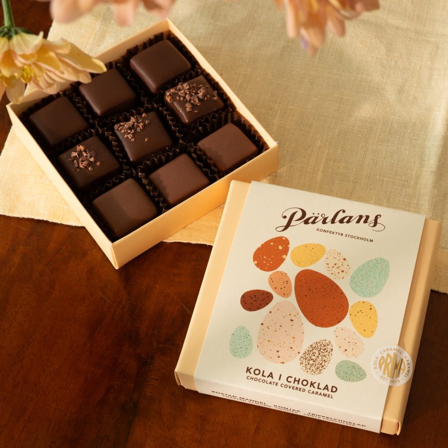 Pärlans - Kola i choklad PÅSK 9 bitar