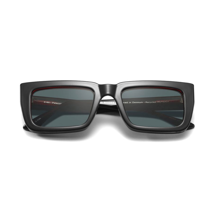 Eco Shades - Palazzo Black & Red