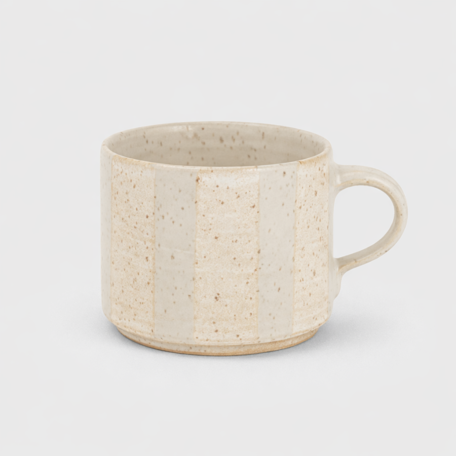 Paradisverkstaden - Tekopp Öland Bredrandig Havre/Creme