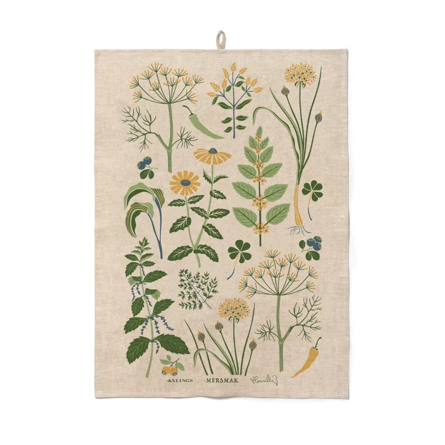 Axlings - Kökshandduk Mersmak Kryddor 50x70cm