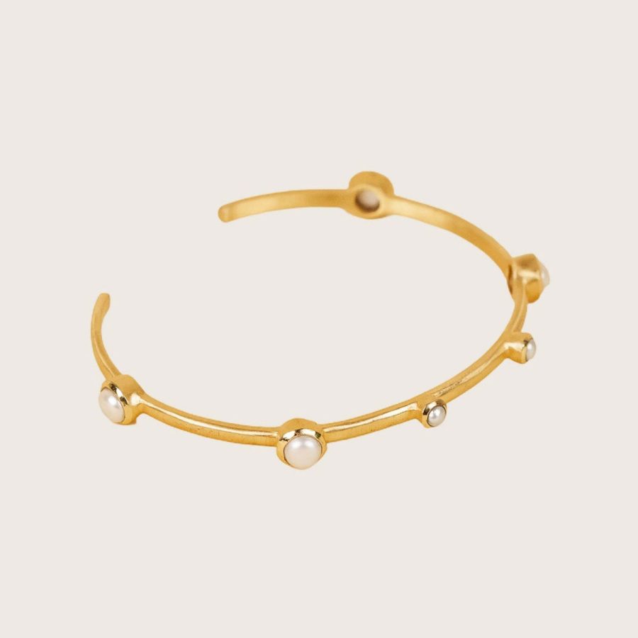 ShanShan - Bangle Ashni White Pearl