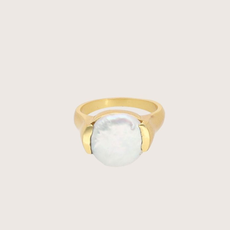 ShanShan - Ring Ashni White Pearl