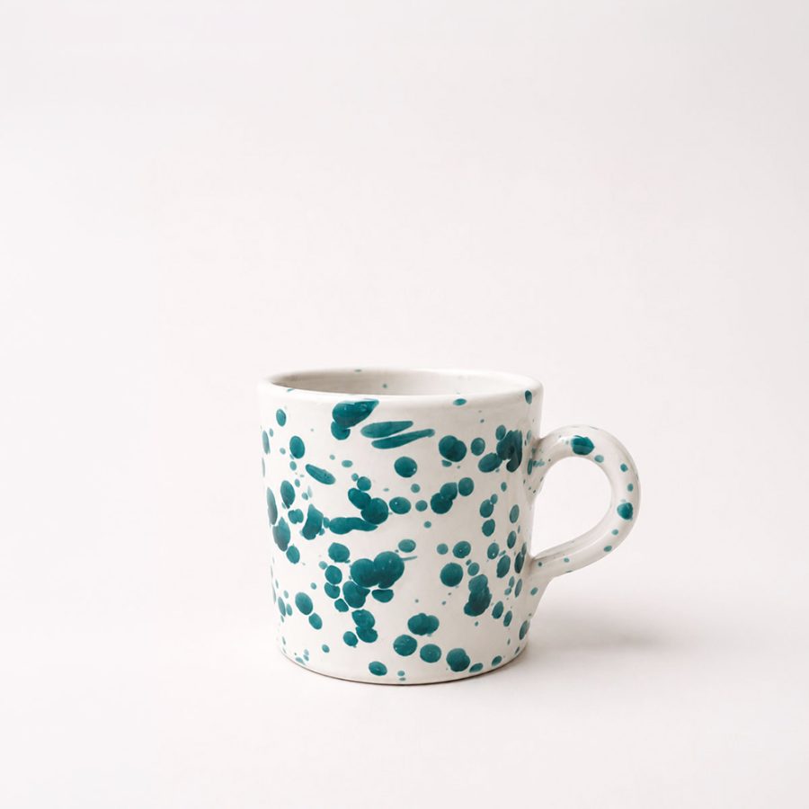 Benegiamo - Mugg med handtag Spruzzi Verde