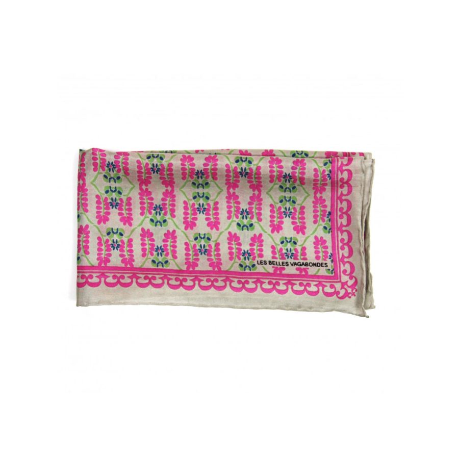 Les Belles Vagabondes - Scarf Mini Albertine Fuchsia