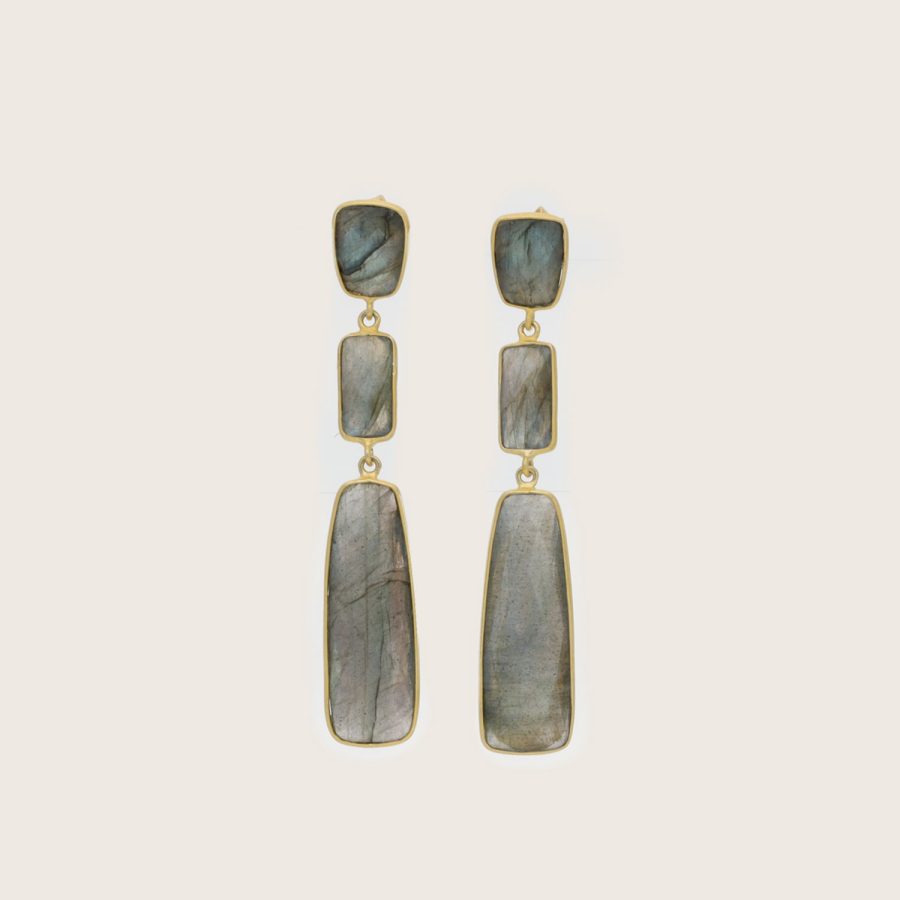 ShanShan - Örhängen Tota Labradorite