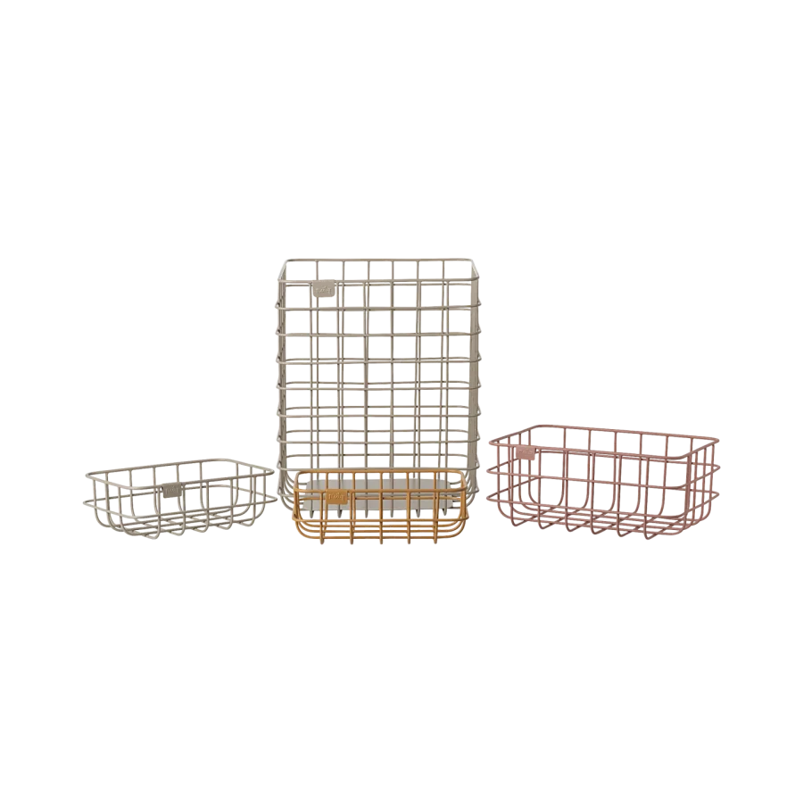 Maileg - Metal basket set, 4 pcs