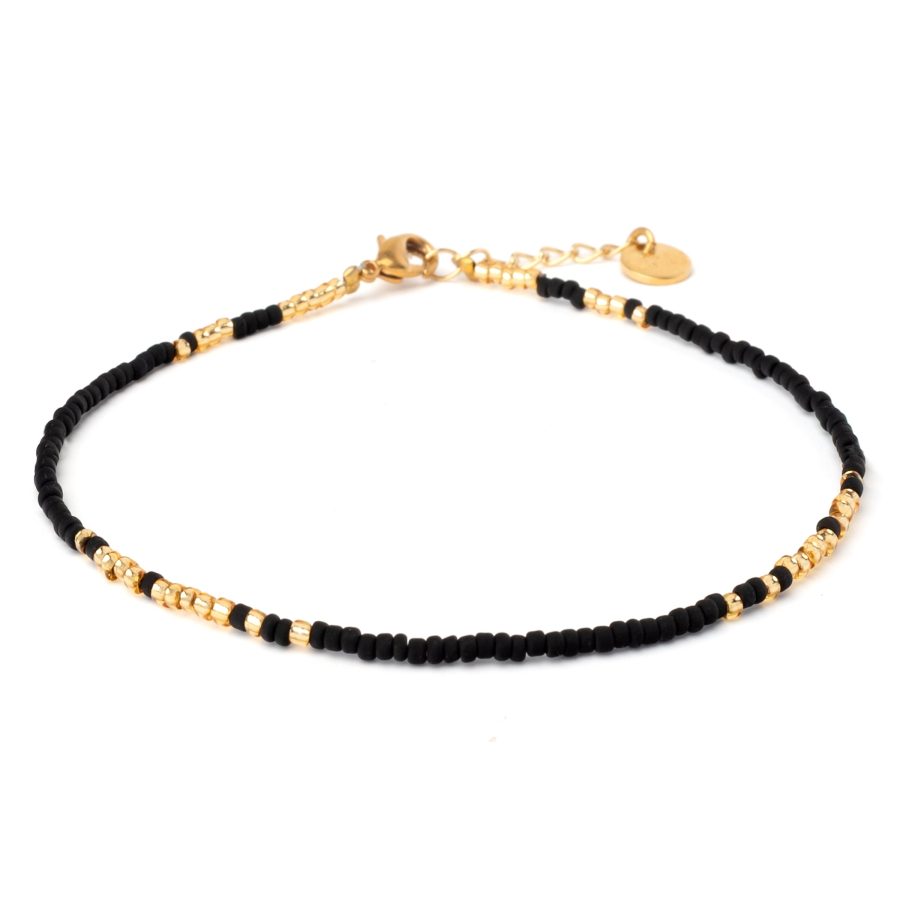 Blush Indigo - Armband Be Blush Frosted Black