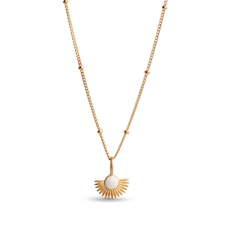 Enamel Copenhagen - Halsband Soleil Daisy Guld