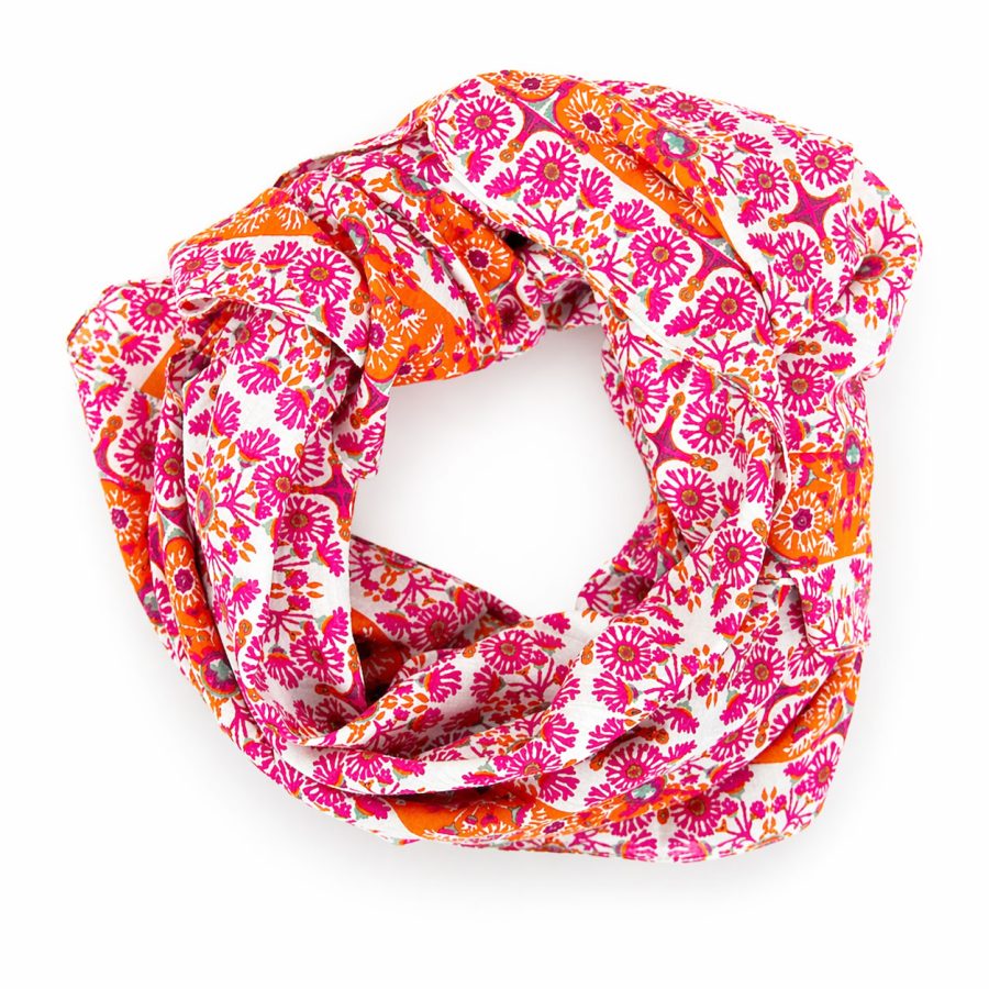 Les Belles Vagabondes - Bomullsscarf Tanger Fuchsia