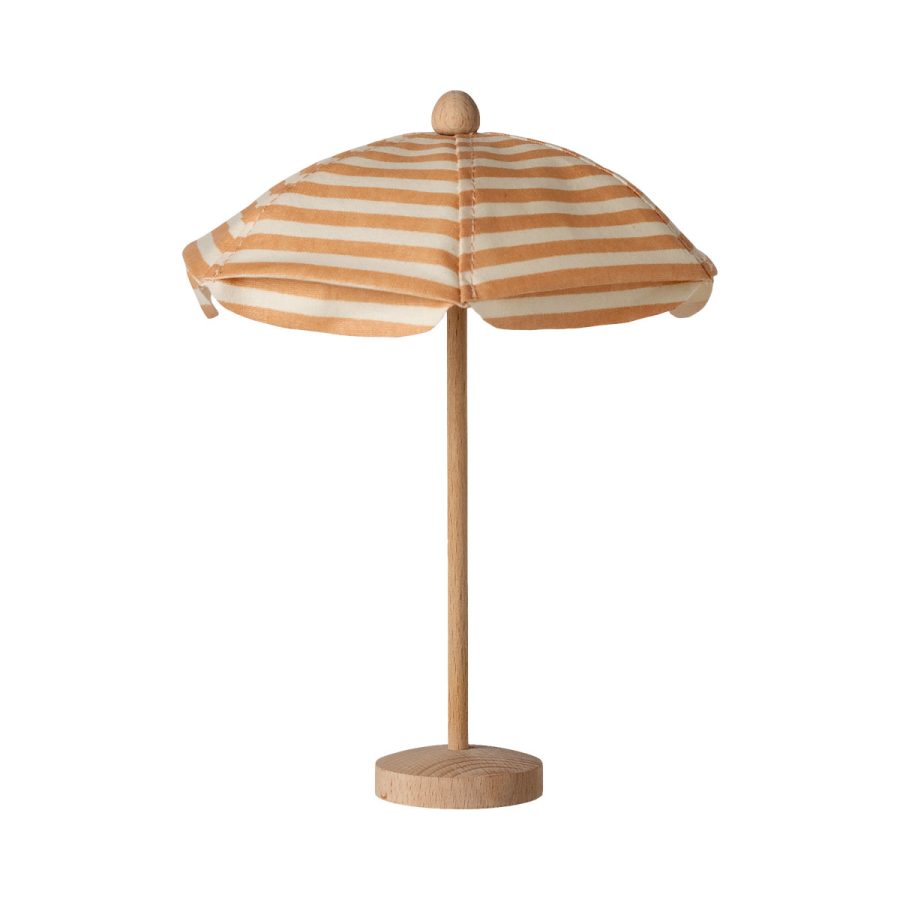 Maileg - Beach umbrella, Mouse - Soft coral