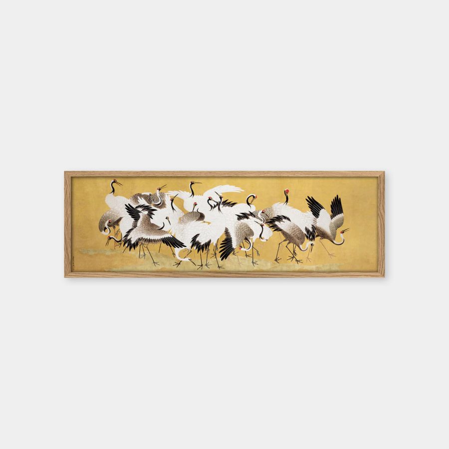The Dybdahl Co – Flock of Cranes 20 x 60 cm med ekram