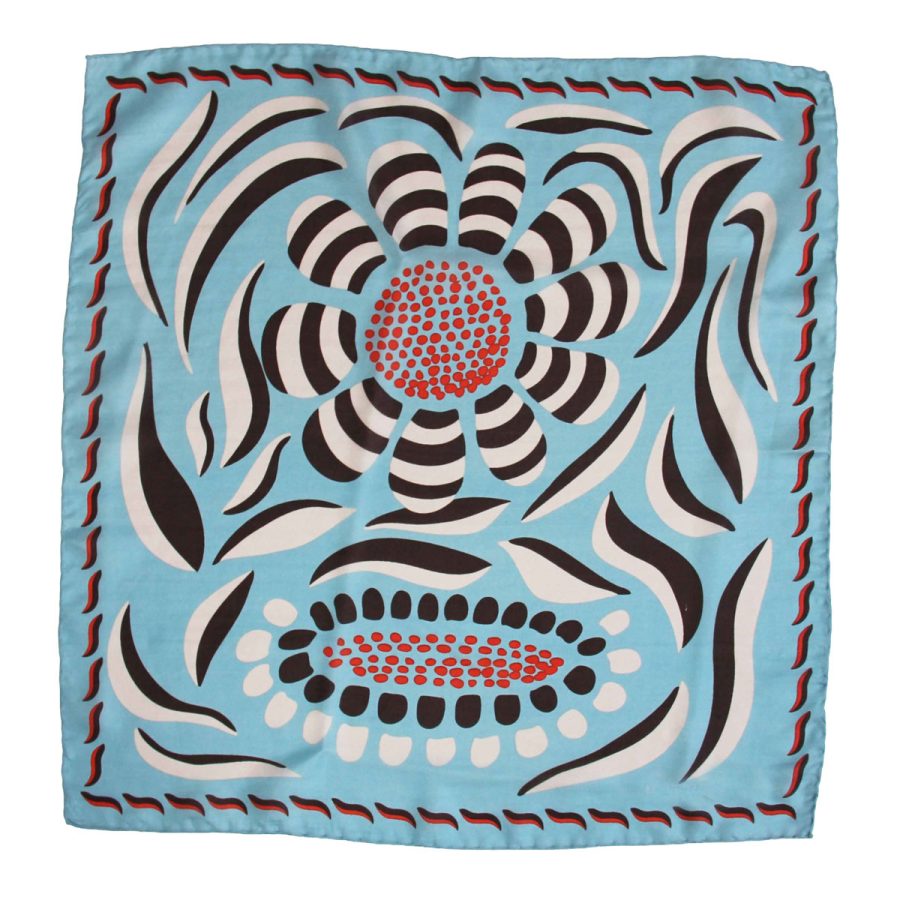 Les Belles Vagabondes - Scarf Myosotis Bleu