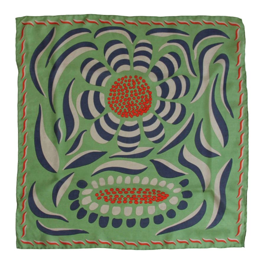 Les Belles Vagabondes - Scarf Myosotis Kaki