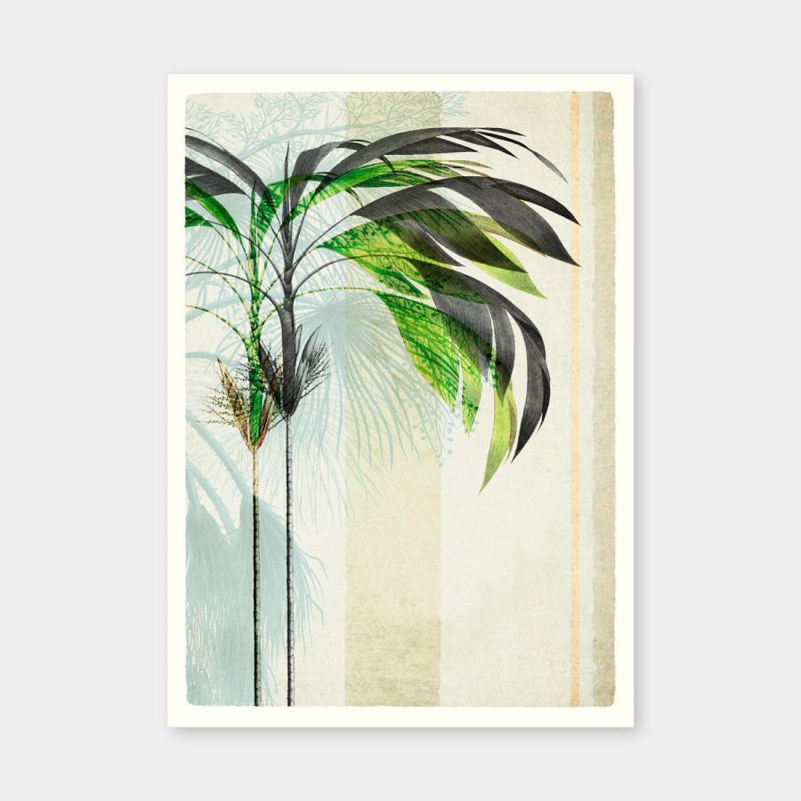 The Dybdahl Co – Palms on Textile Structure no. 1 50 x 70 cm