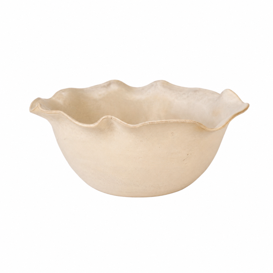 Maria Terracota - Skål Ericeira XL White