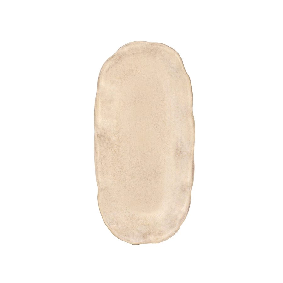 Maria Terracota - Långt fat Ericeira Large White