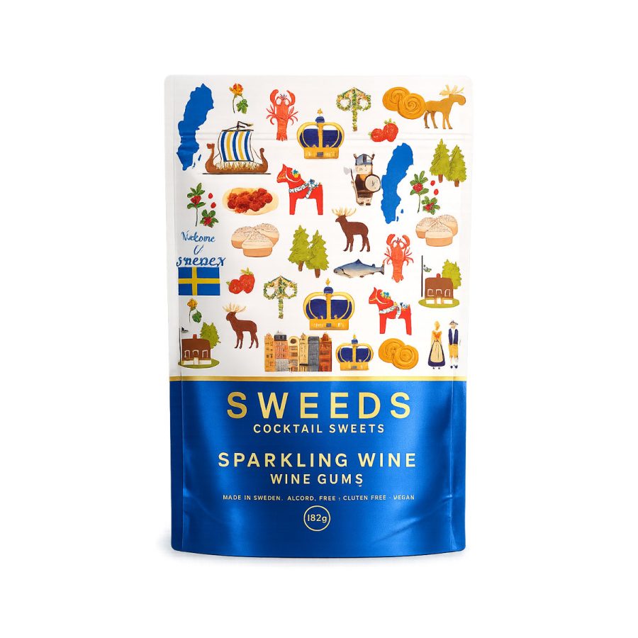 Sweeds Coctail Sweets - Sparkling Wine Swedish Edition 160g