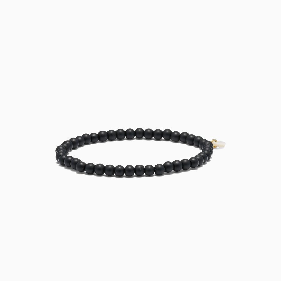 Soï - Armband grounding, Black Stone 4mm