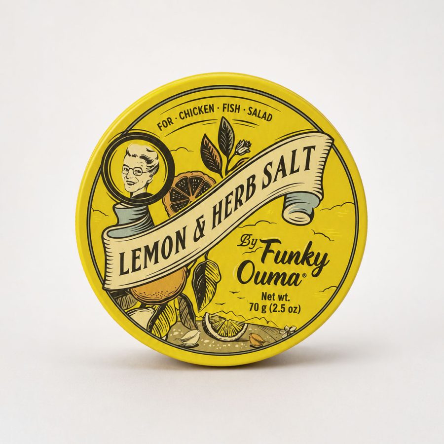 Funky Ouma -  Lemon & Herb Salt 70g