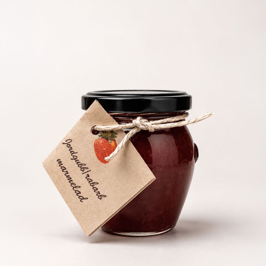 Stockuts - Jordgubb- & rabarbermarmelad