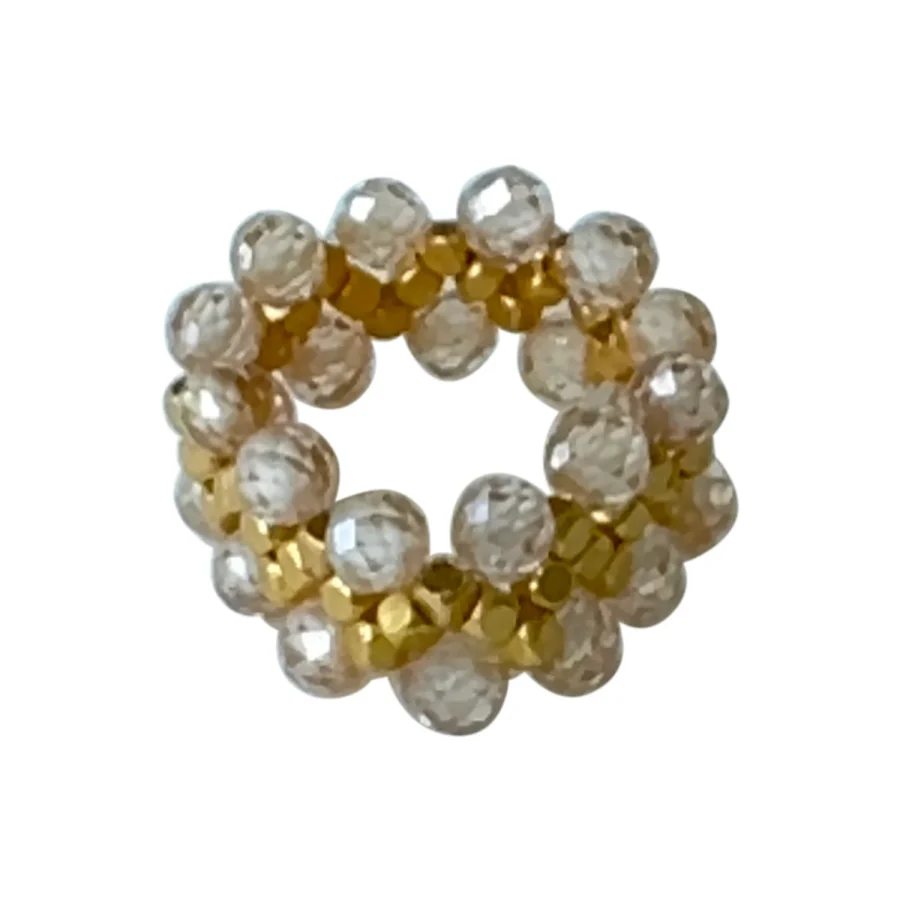 IBU Jewels - Ring Ziggy Champagne Quartz RJJ24