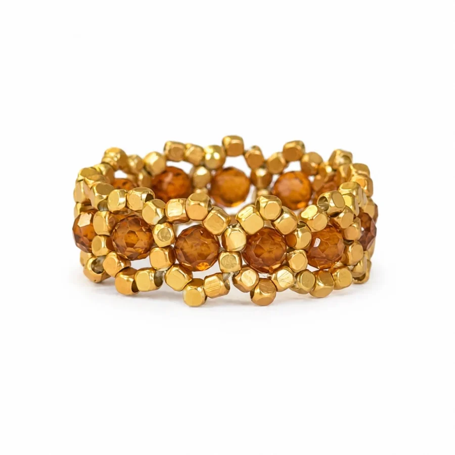 IBU Jewels - Ring Princess Brown Garnet RY27