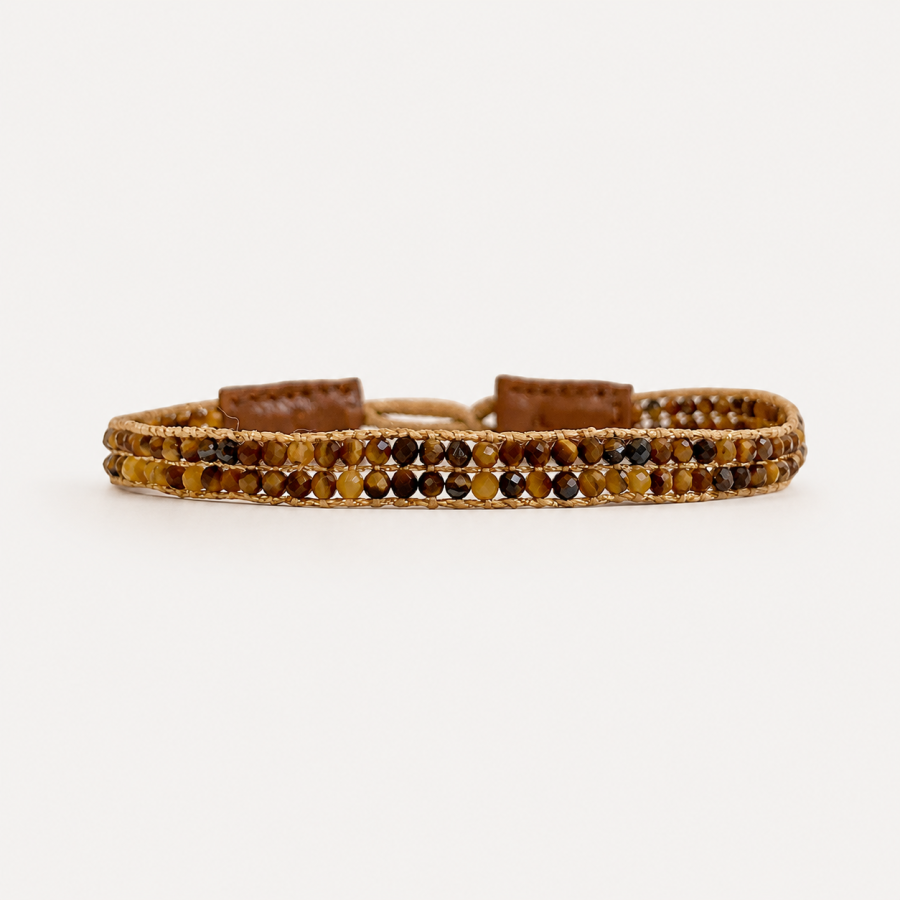 IBU Jewels - Armband Cap Lise Tiger Eye AL07