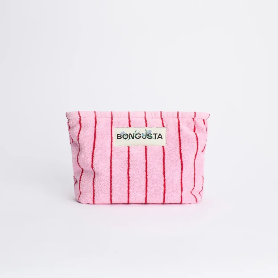 Bongusta - Naram Toiletry Bag, Baby pink & ski patrol