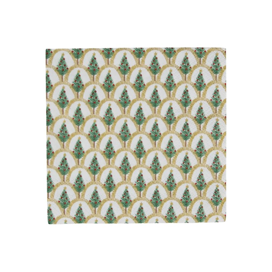 Caspari - Deco Christmas Gold, 33 x 33 cm
