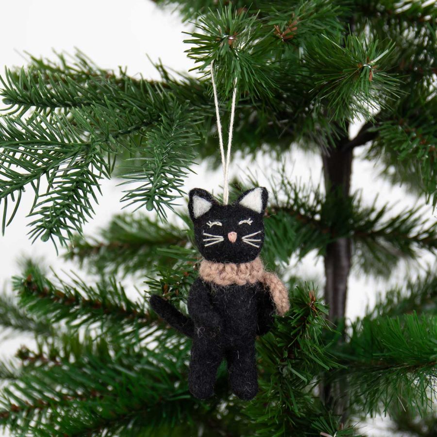 World of Craft - Julhänge Black Cat