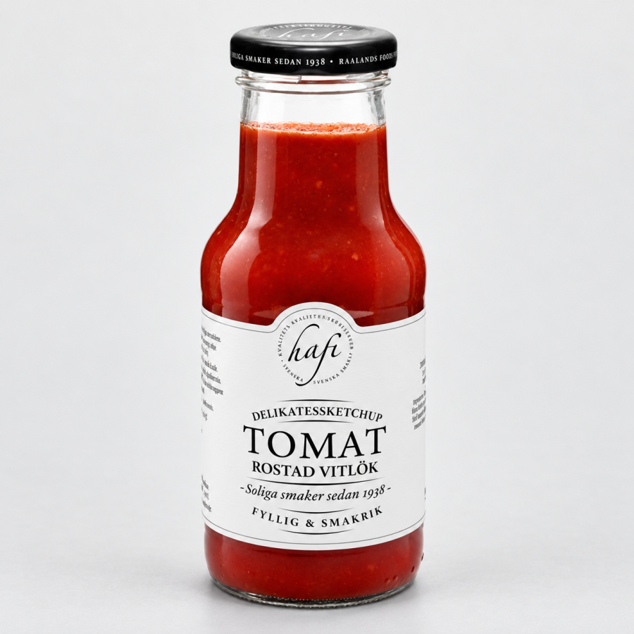 Hafi - Tomatketchup Rostad vitlök 295g