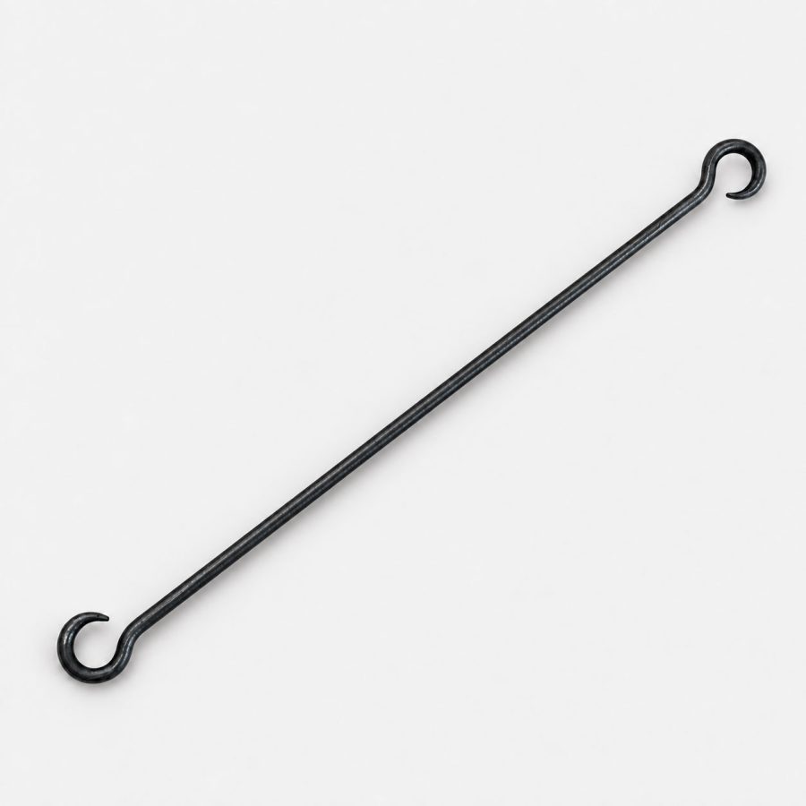 Rundjärnskrok/Länk Oljebränt 50 cm