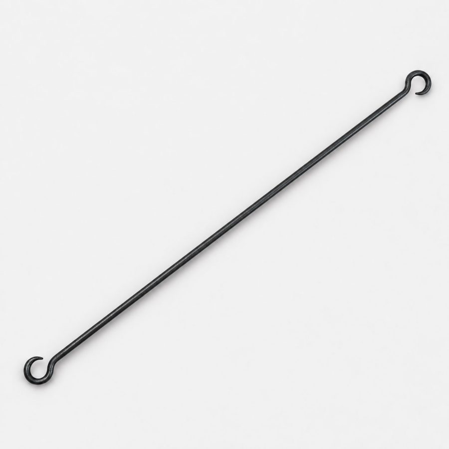 Rundjärnskrok/Länk Oljebränt 75 cm