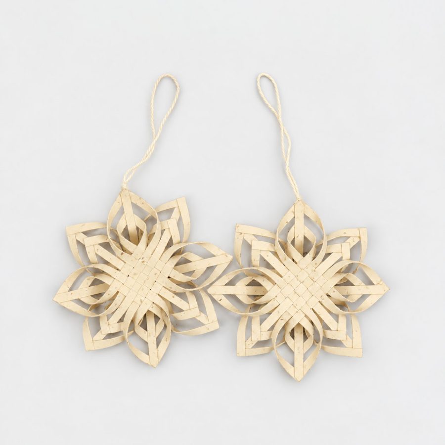 World of Craft - Julhänge Twilight 2-pack Offwhite